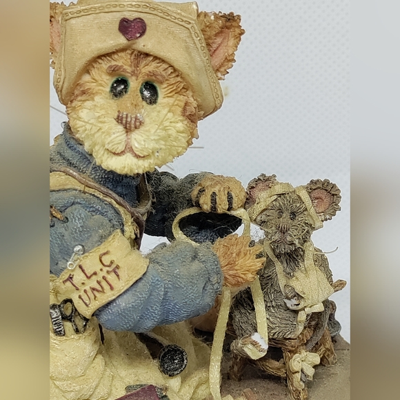 2000 VTG Boyds Bears & Friends Florence Whisker Fixer with Splint Feline Better - Picture 2 of 7